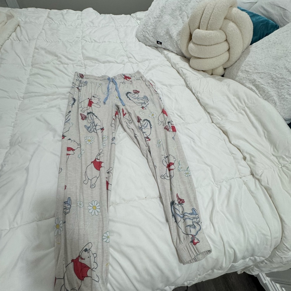Disney Winnie the Pooh Pajama Pants - White and Red